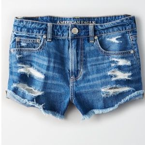 American Eagle Tomgirl Denim shorts